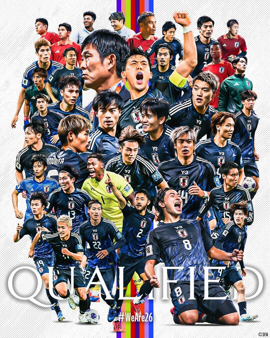 斷層領先！日本7輪6勝1平提前晉級世界杯，全球除東道主外首隊！